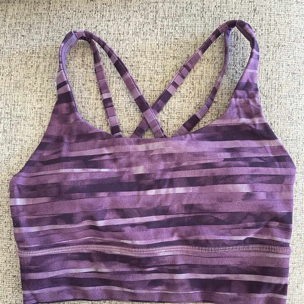 Lululemon Energy Long Line Bra Size 4